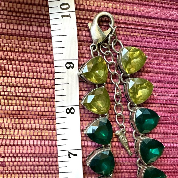 Chloe + Isabel Teal Color Code Crystal Necklace - Picture 4 of 4